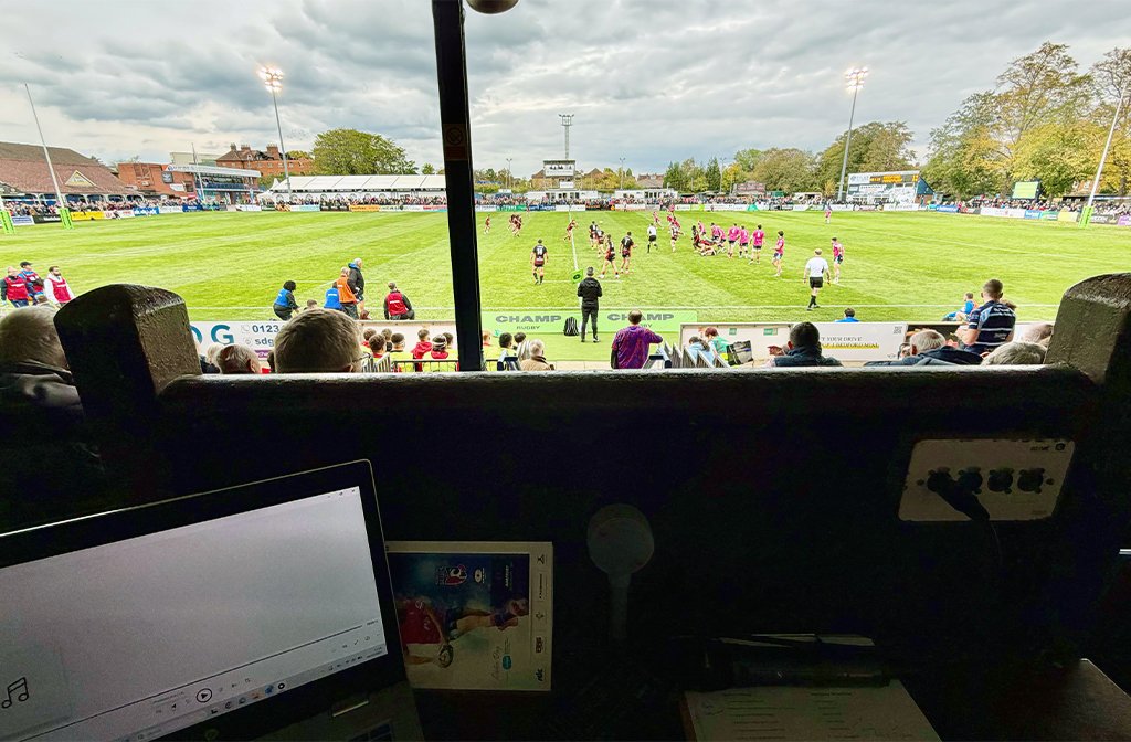 Privileged view - my stint as Blues' match day PA was an honour. Image: Bedford Independent