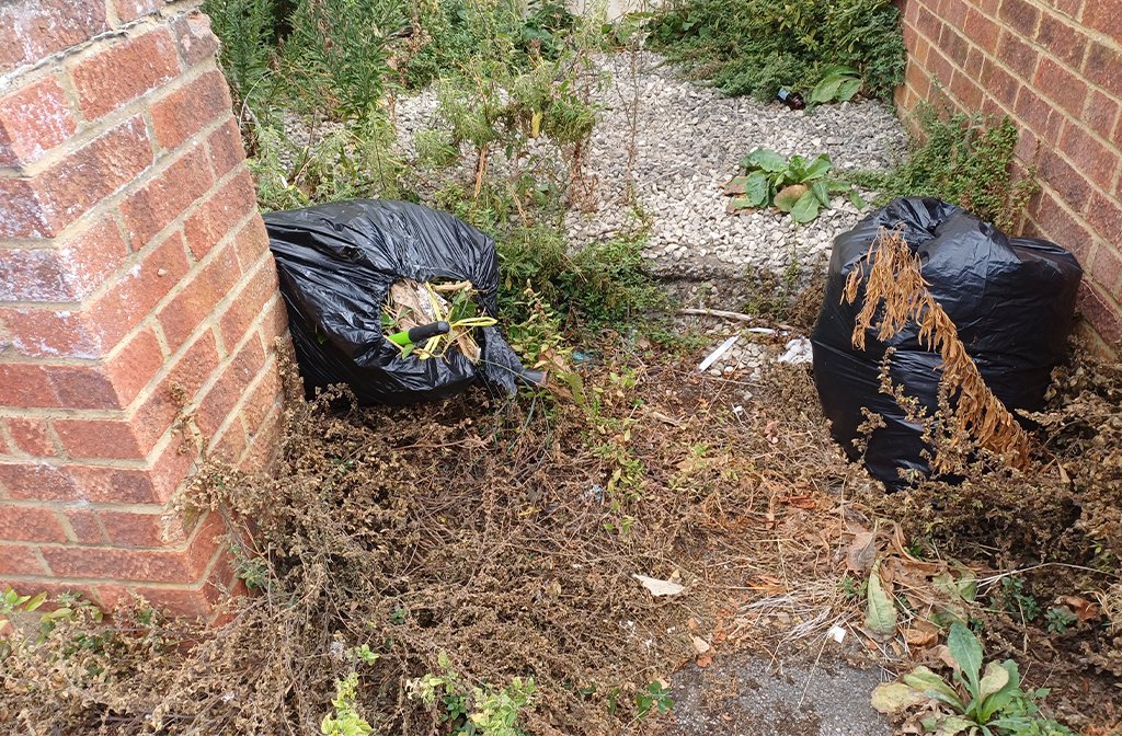 Rubbish that was fly-tipped by Florin Visan of Kempston Image Bedford Borough Council