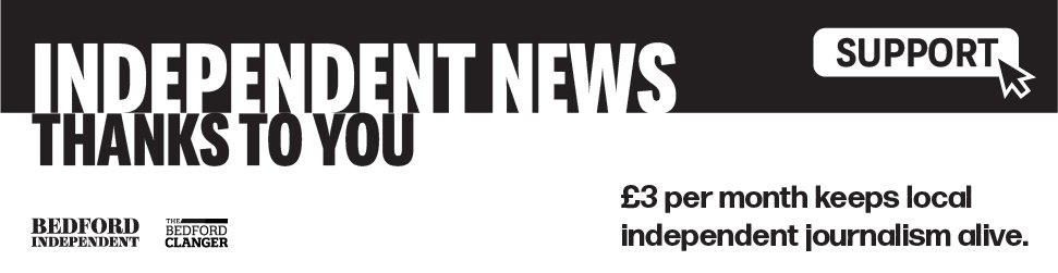 Independent news thanks to you black & white supporters banner