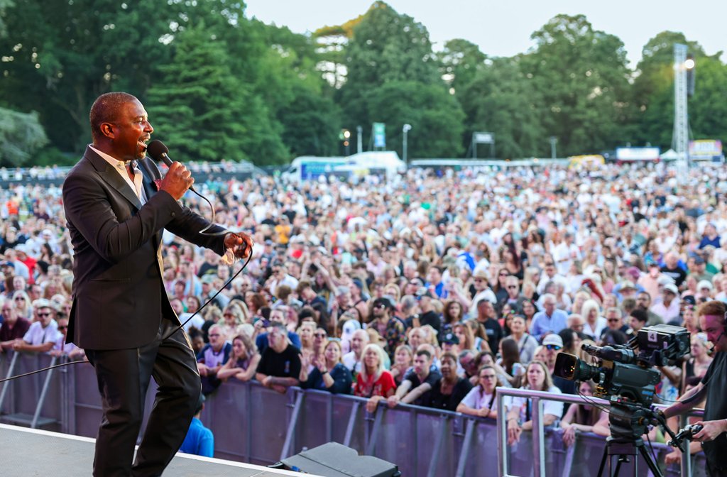 Bitty McLean in front of a packed crowd at Bedford Summer Sessions 2026