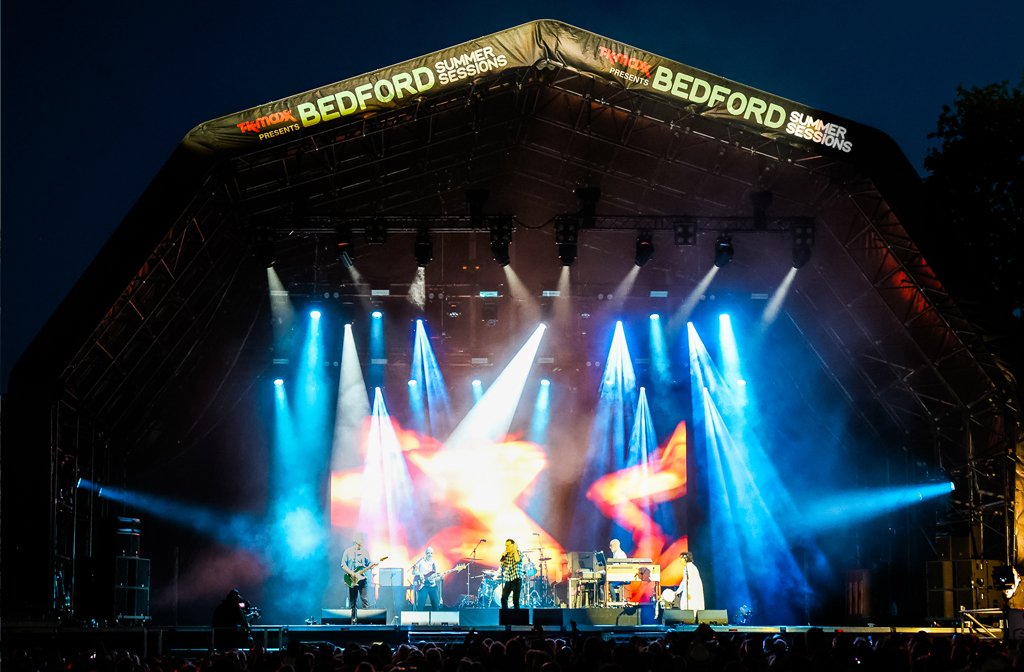 Deacon Blue on stage at Bedford Summer Sessions 2026. Image Cuffe & Taylor