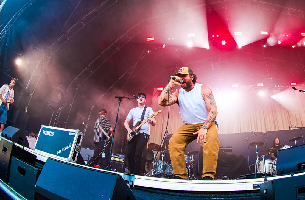 Local boys The Wholls support at Tom Grennan at Bedford Summer Sessions. Image: Donna Samuels Event Photography/Cuffe & Taylor