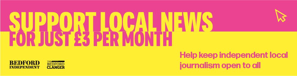 Support Local News Pink & Yellow supporters banner