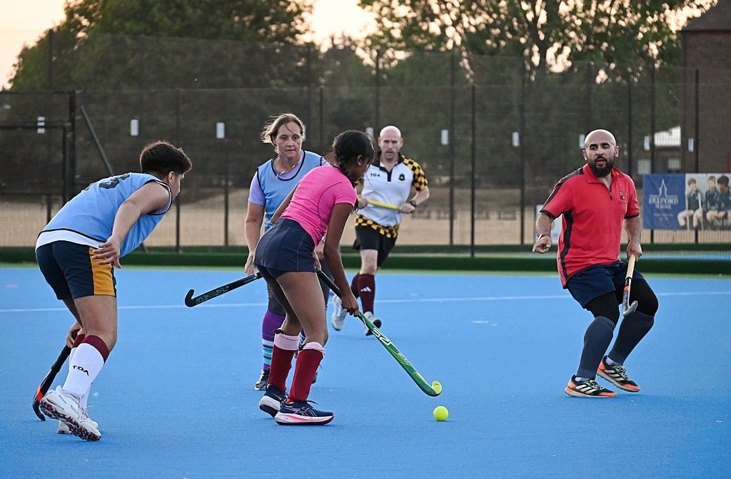 Hockey players returned to the Chester Road pitches for Bedford Hockey Club's 'Return to Hockey' sessions.