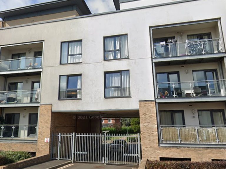 Flats in Hammonds Drive, Peterborough. Image Bedford Borough Council