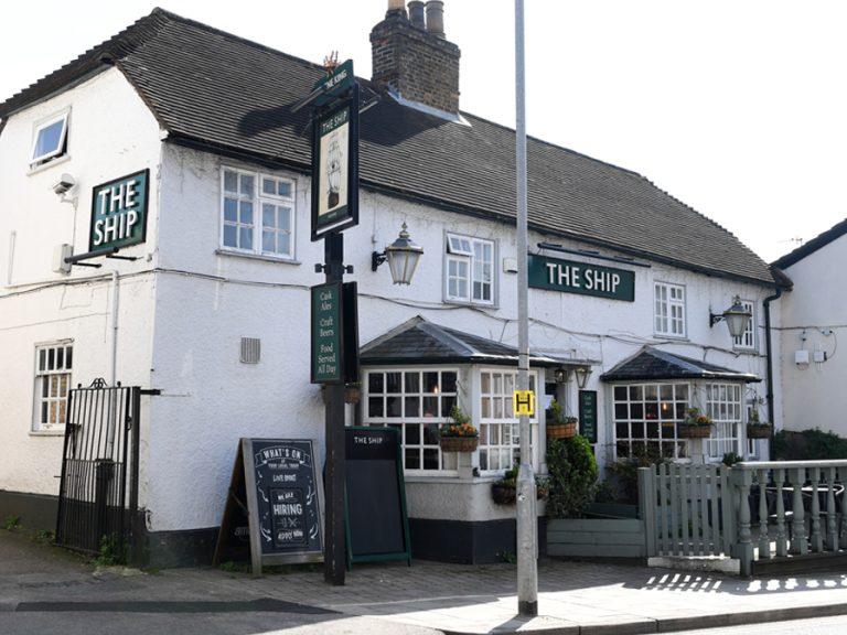 The exterior of the Greene King pub on St Cuthbert's Street before its renovation.