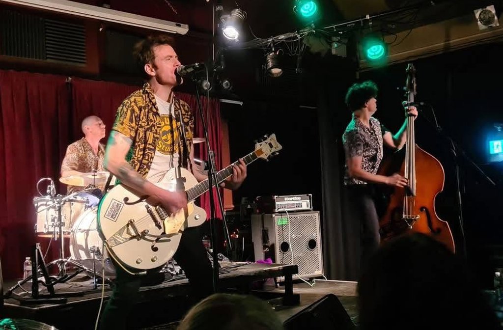 The Zipheads on stage