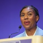 Kemi Badenoch, Leader of the Conservative Party addressing the audience at The Conservative Party on 4 October 2026. Image: repic/Shutterstock.